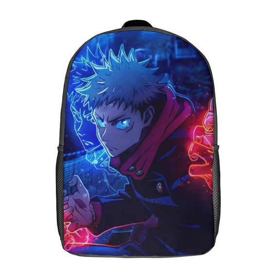 Yuji Itadori Jujutsu Laptop Backpack Comfort Backpack Casual Sports 3d Print Lightweight Rucksack Daypack - 17 Inch