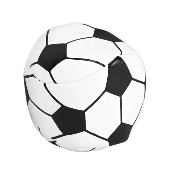 YujiCraft 12 PCS PU Leather Soccer Bean Bags - Soft Handheld for Tossing & Juggling, Durable for Various Activities