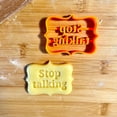 thumbnail image 1 of YujiCraft Alphabet Cookie Cutters with Wishes, Kitchen Fun Letter Biscuit Molds for Home Baking DIY Projects,D, 1 of 2