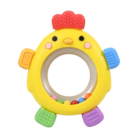 YujiCraft Baby Teething Stick Chewing Toy, Soothing Teether to Prevent Hand Sucking, Hand-Held Oral Massager for Teething Relief