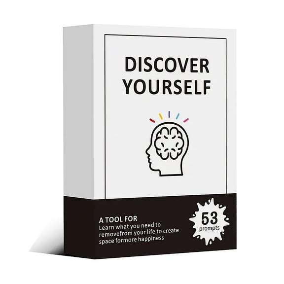 YujiCraft Discover Yourself Card Game, Self-Reflection Emotional Development, Personal Growth & Communication Skills Set