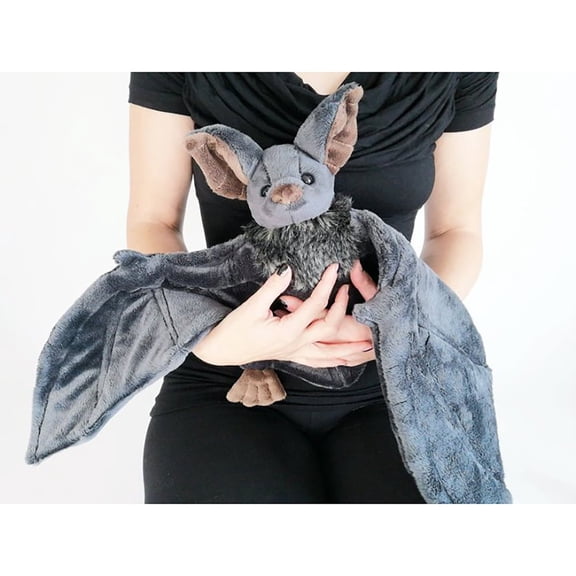 YujiCraft Halloween Bat Plush Toy for Kids, Stuffed Animal Soft Hug Decor, Boy Girl Toddler Gift,A