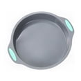 thumbnail image 1 of YujiCraft High Temperature Resistant Non-Stick Silicone Cake Mold and Muffin Cup, Reusable Baking Pan for Easy Release,C, 1 of 8
