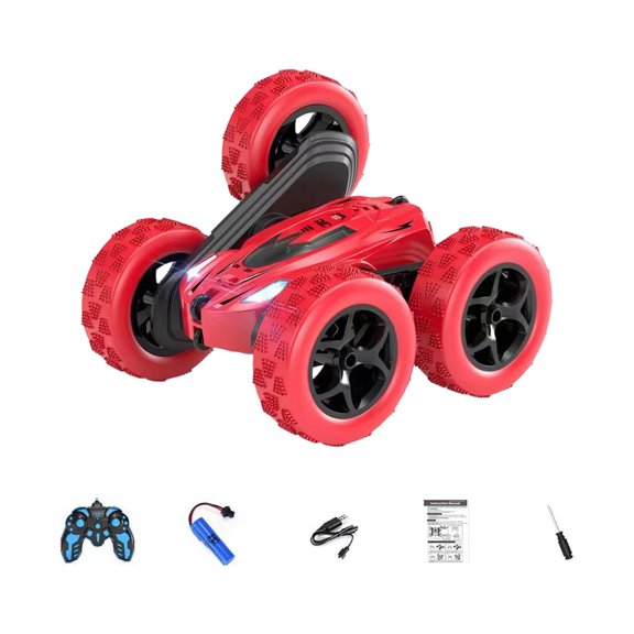 YujiCraft Remote Control Stunt Off-Road Car, 4WD with Gesture Sensing & Explosive Wheels, Electric Toy for Kids, Sstyle C