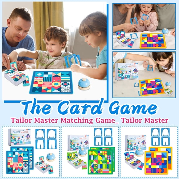 YujiCraft Tailor T Board Game, Two-Player Fast Reaction & Color Matching Game,A