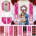 thumbnail image 1 of YujiCraft Valentine's Day Door Banner "Happy Valentine's Day", Hanging Flag Decor, Couplet Style Holiday Decoration for Home, Party,A, 1 of 4
