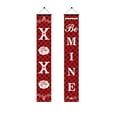 thumbnail image 1 of YujiCraft Valentine's Day Door Banner "Happy Valentine's Day", Hanging Flag Decor, Couplet Style Holiday Decoration for Home, Party,F, 1 of 3