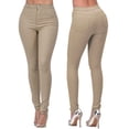thumbnail image 1 of YujiCraft Women's Slim Fit Elastic Waist Jeans Pants, Stretch Denim Pencil Pants for Casual Wear,L, 1 of 3