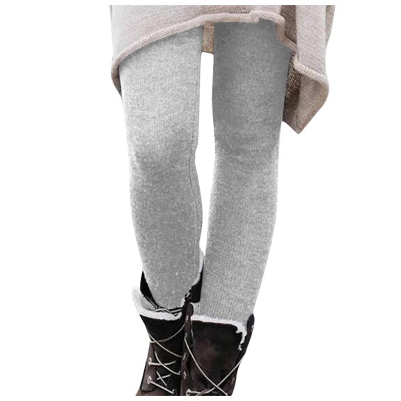 YujiCraft Women's Solid Color Elastic Soft Cotton Leggings, Casual Home Sleepwear Pajama Pants,XL