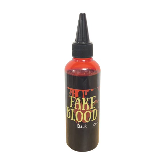 Yujia Halloween 100ml Fake Blood for Cosplay Makeup, Realistic Artificial Blood Prop for Costume Parties, Washable Liquid SFX Makeup for Theatrical Performance and Party Fun