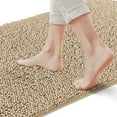 thumbnail image 1 of Yujoon Super Soft Chenille Bathroom Rug Non-Slip Absorbent Machine Washable Bath Mat, 24"x44", Camel, 1 of 8