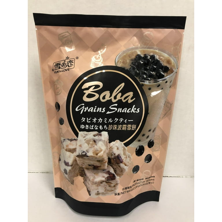 Yuki & Love Boba Milk Tea Grains Snacks; 144g - Walmart.com