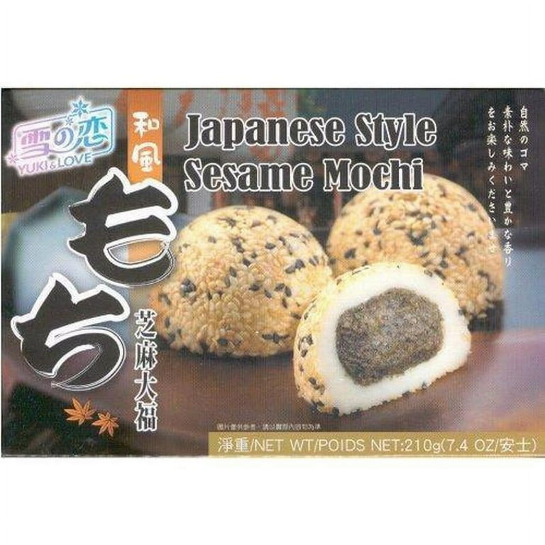Yuki & Love Sesamed Flavor Japanese Mochi; 180g - Walmart.com