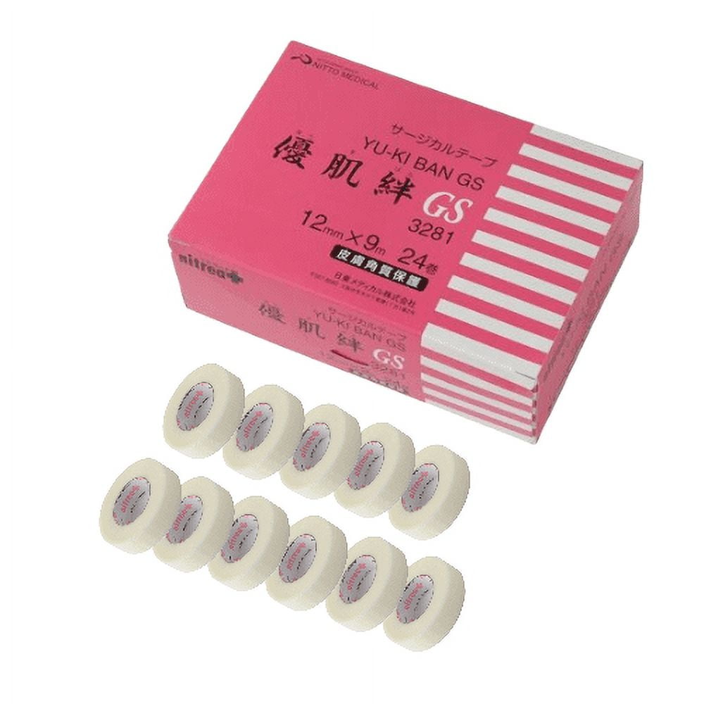 Yukiban GS 3281 Non-woven Fabric Tapes for Eyelash Extensions [11 Rolls]