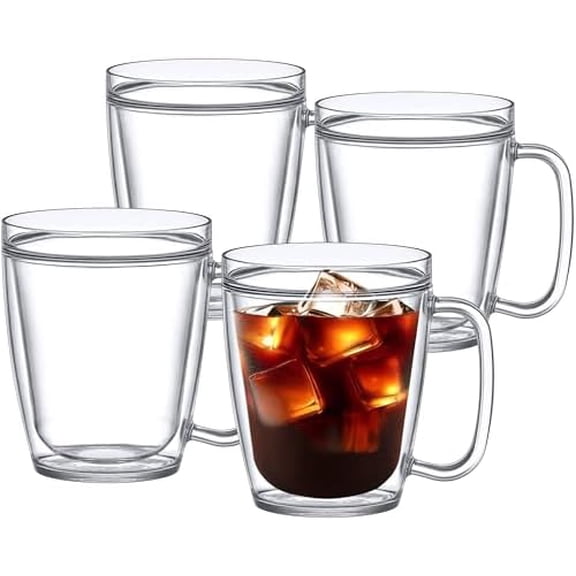 - Yukon - 14-Ounce Insulated Tumblers (Set of 4), Double-Wall  Cups, , Shatter-Proof, Dishwasher-Safe