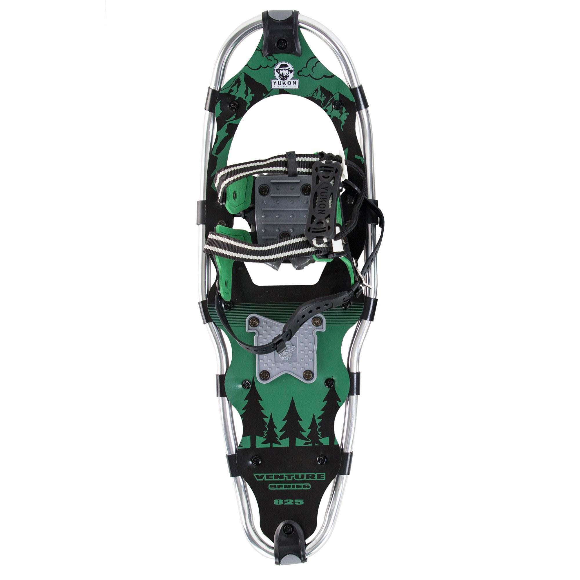 Yukon Charlie's Advanced 8x25 Inch Men's Snowshoe Kit with Aluminum