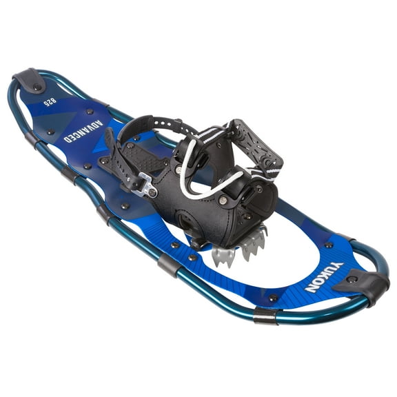 Yukon Charlie's Advanced Series 8" x 25" Backcountry Hiking Snowshoes with Straps, Blue