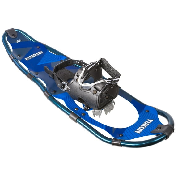 Yukon Charlie's Advanced Series 9" x 30" Backcountry Hiking Snowshoes with Straps, Blue