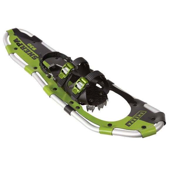 Yukon Charlie's Sherpa 9" x 30" Durable Trail Walking Hiking Snowshoes, Green
