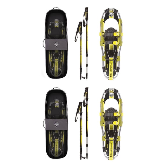Yukon Charlie's Sherpa Series Snowshoe 8 x 21 Inches, 8 x 21 Inches (2 Pack)