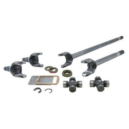 Yukon Chromoly Front Axle Kit for Dana 30 Diff, 27/30 Spline, Super Joint
