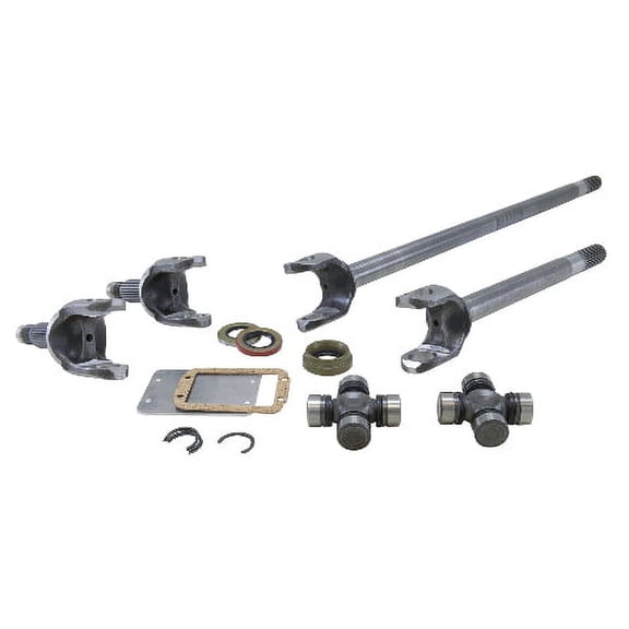 Yukon Chromoly Front Axle Kit for Dana 30 Diff, 27/30 Spline, Super Joint