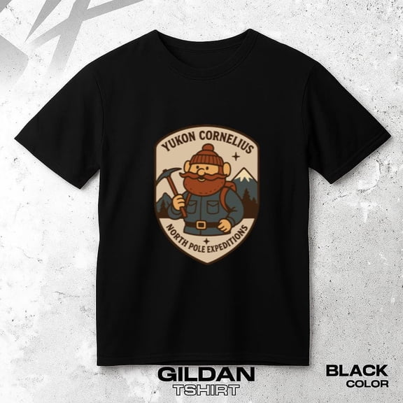Yukon Cornelius Arctic Explorer And Pickaxe Hero Funny Christmas Unisex T-Shirt, up to size 5XL.