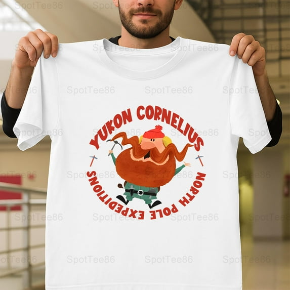 Yukon Cornelius North Pole Expeditions Funny Retro Christmas Movie G001 Unisex T-Shirt, Up to Size 5XL