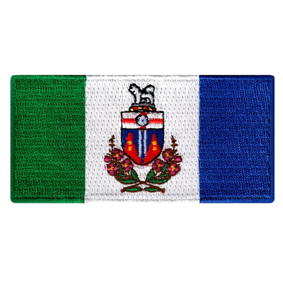 Yukon Flag Embroidered Iron-on Patch