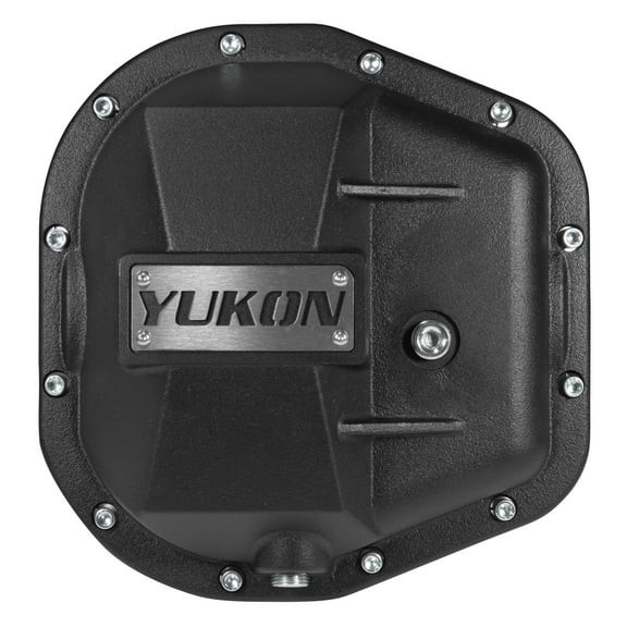 Yukon Gear and Axle Hardcore Nodular Rear Iron Diff Cover Compatible with Forrd 10.5" Differential YHCC-F10.5