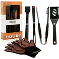 thumbnail image 1 of Yukon Glory 5pc Premium Grilling Tools Set with Spatula, Gloves, Tongs, Grill Brush, Meat Fork, 1 of 7