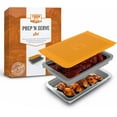 thumbnail image 1 of Yukon Glory BBQ Prep 'N Serve Set Grill Tray Combo with Snap-On Lid, 1 of 9