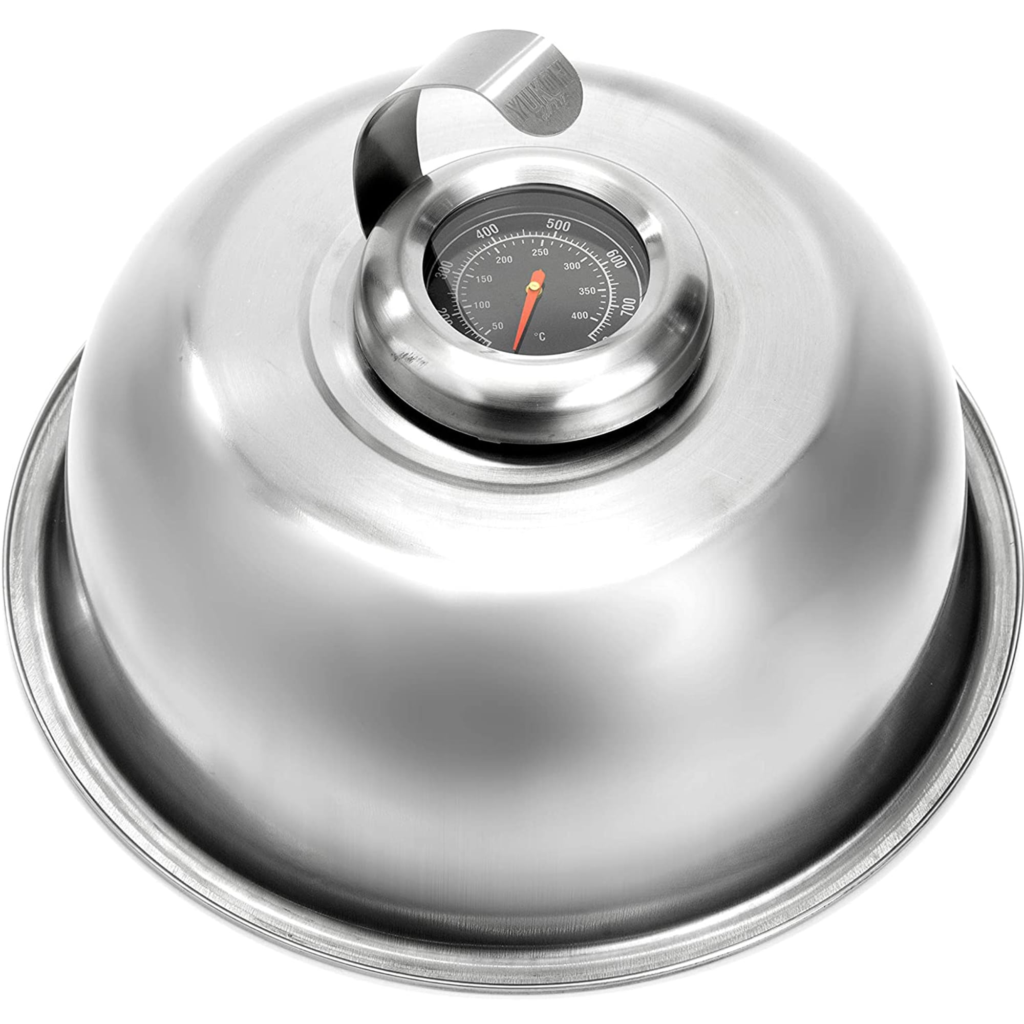 Yukon Glory Cheese Melting Dome Griddle Cover with Builtin Thermometer