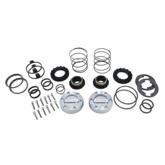 Yukon Hardcore Locking Hub Set GM 8.5" Front & Dana 44 19-Spl