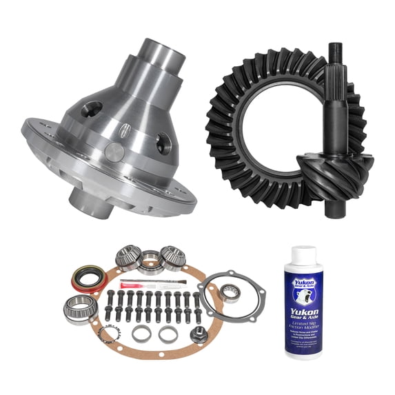 Yukon Muscle Car Limited Slip & Re-Gear Kit for Ford 9, 28 spline, 3.89 ratio