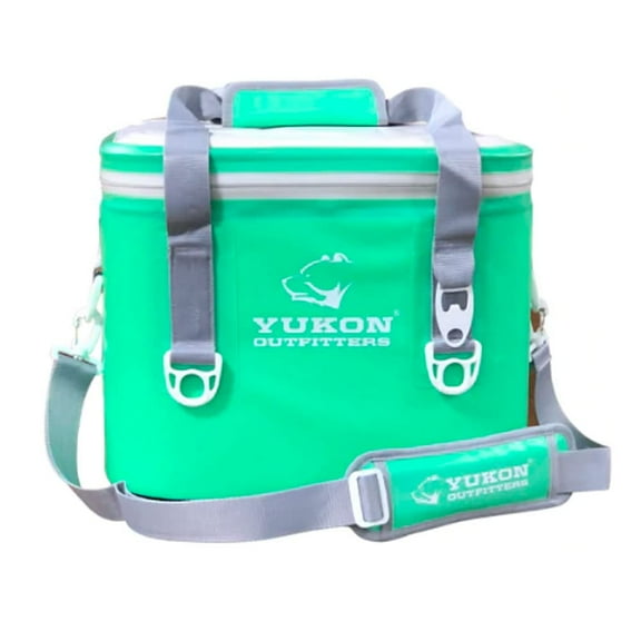 Yukon Outfitters 20 Can Tech Thermocooler with Padded Shoulder Strap, Mint