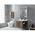 thumbnail image 1 of Yukon Slim 20"x32"  Rectangle, Lighted LED, Wall Mounted, Vanity Mirror, 1 of 7