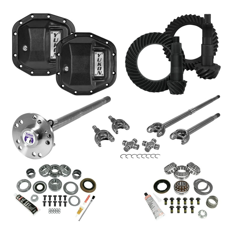 Yukon Stage 4 Jeep JL Re Gear Kit w Covers Fr Rr Axles Dana 30 44 3.73 Ratio Walmart