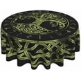 thumbnail image 1 of Yule Life Of Tree Viking Celts Pagan Wicca Waterproof Picnic Patio Party Round Table Cloth Cover Decorations Fabric 60 Inch Circular Tablecloth For 20-47 Inch Home Dining Room Kitchen Decor, 1 of 6