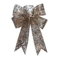 Yuletide Accents Christmas Decoration Bow Knot Imitation Hemps