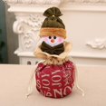 Yuletide Accents Christmas Dolls Bags Candy Bags Festive Drawstring