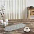 thumbnail image 1 of VHC Brands Yuletide Burlap Dove Grey Snowflake Runner 8x24, 1 of 4