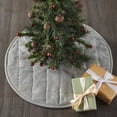 thumbnail image 1 of VHC Brands Yuletide Burlap Dove Grey Snowflake Tree Skirt 24, 1 of 4
