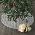 thumbnail image 1 of Yuletide Burlap Dove Grey Snowflake Tree Skirt 36, 1 of 4
