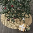thumbnail image 1 of Yuletide Burlap Tan Ruffled Tree Skirt 36, 1 of 4