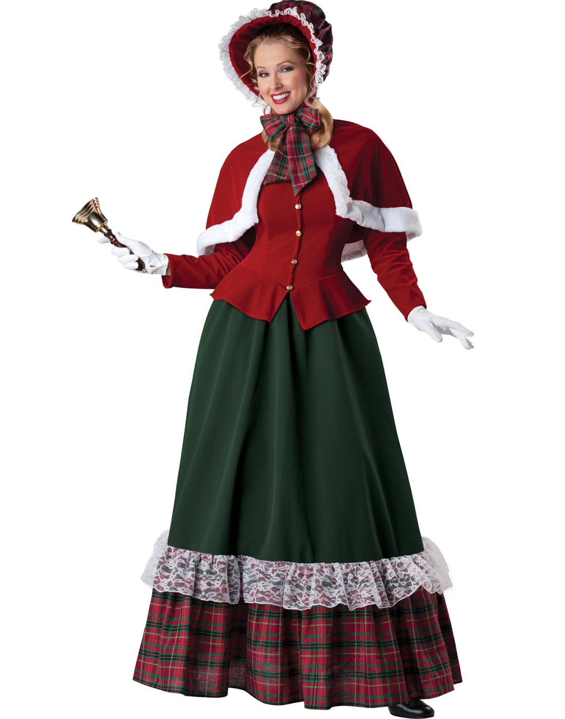 Yuletide Lady Victorian Carol Singer Womens Christmas Costume-S -  Walmart.com