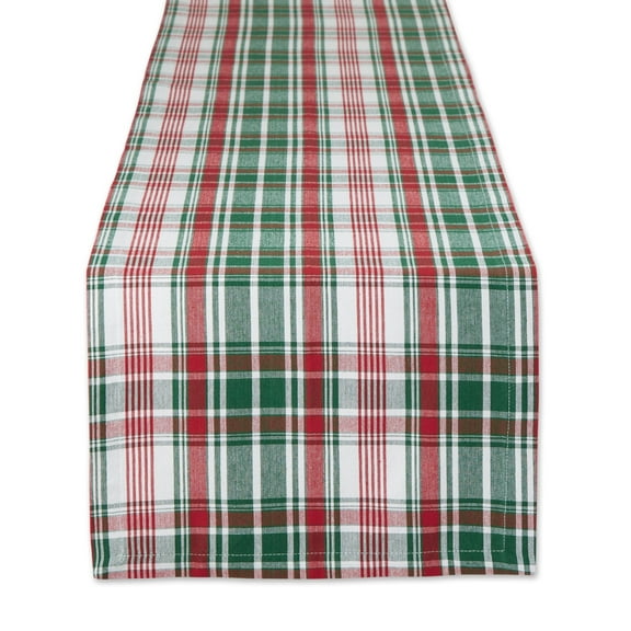 Yuletide Plaid Table Runner 14x72"