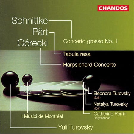 Yuli Turovsky - Harpsichord Cto / Tabula Rasa / Cto Grosso 1 - Music & Performance - CD