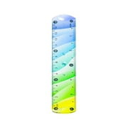 Yulin 6 Inch/15cm Flexible Ruler, Bendable Plastic Ruler, Soft Bendable Gradient Colour Rulers with Centimeters and Inches for Student Office Supplies
