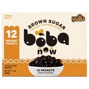 Yulu Boba Now, Instant Tapioca Boba Pearls, Individual Packets, 12 Servings